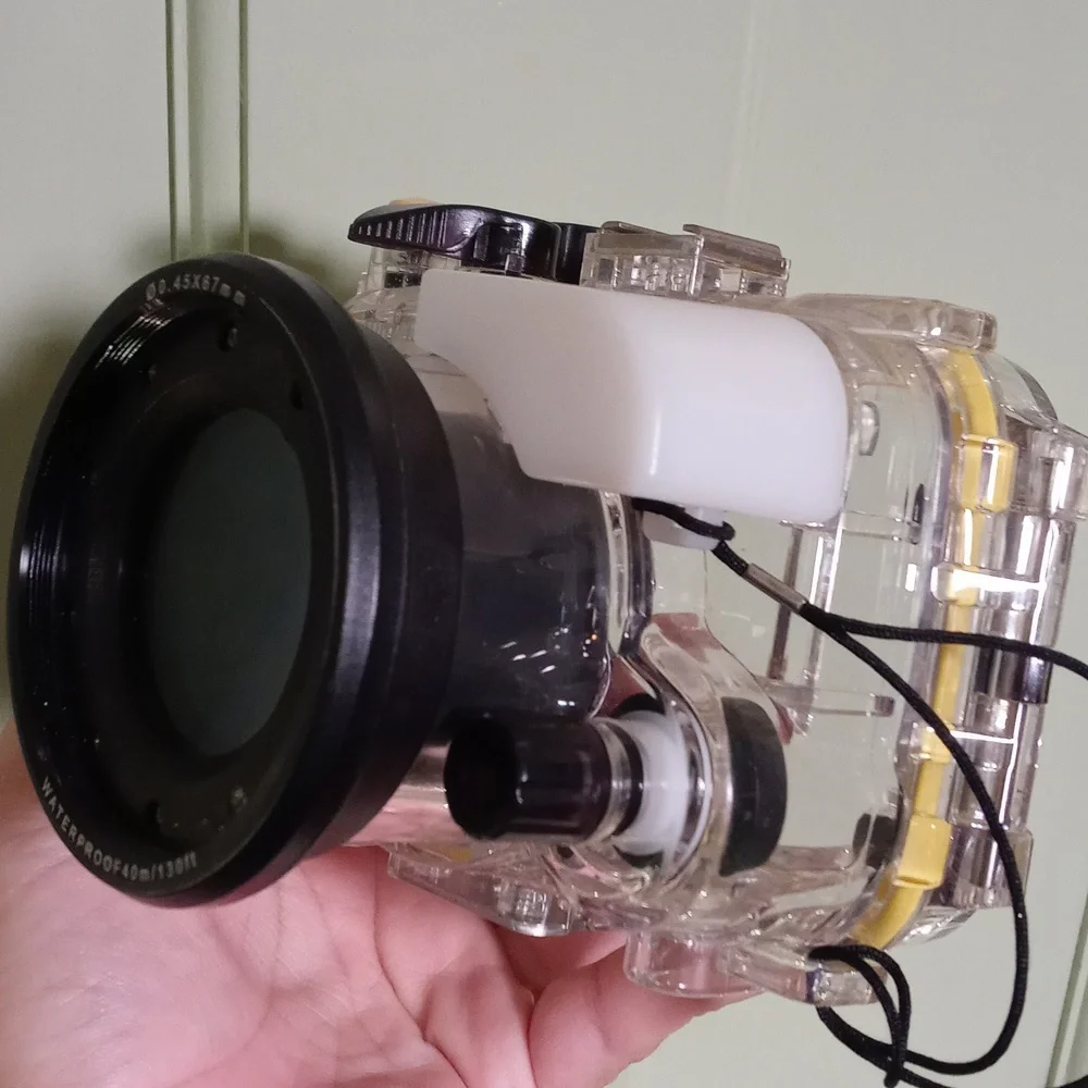 Waterproof camera case for Sony RX100/RX100II